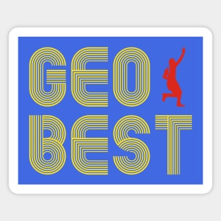 George Best Footballer Sticker